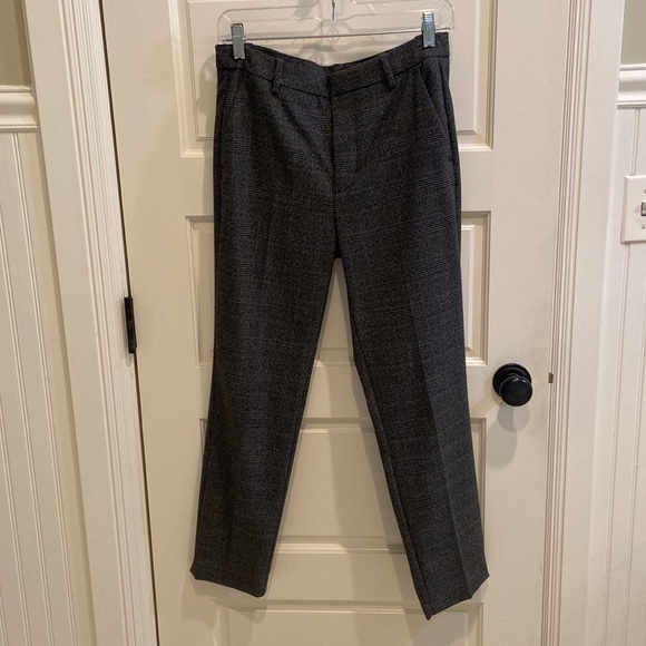 NWOT Zara Grey Plaid Pants Size M - Picture 4 of 10